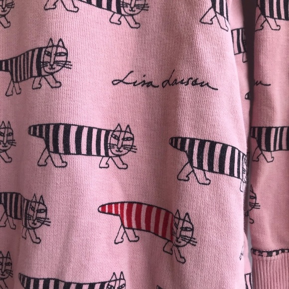 Lisa Larson Youth Cat Print Sweatshirt - Picture 4 of 9